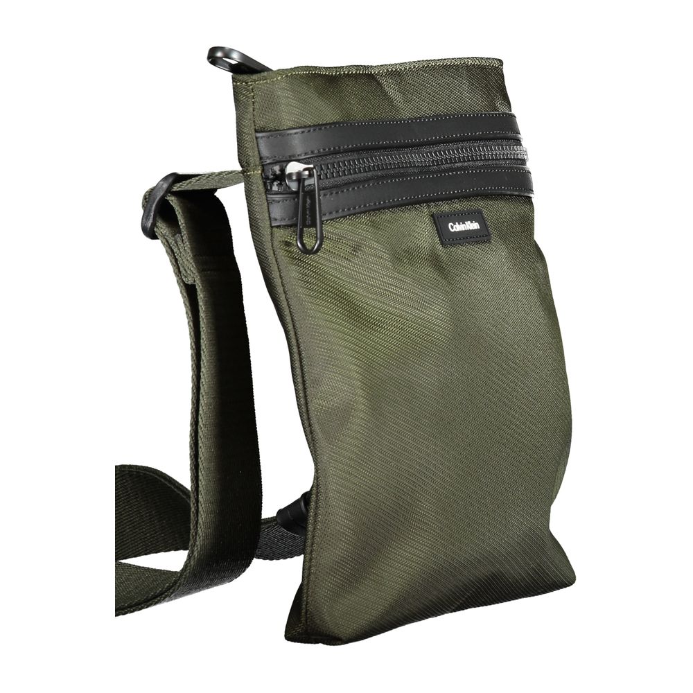 Calvin Klein Green Polyester Shoulder Bag