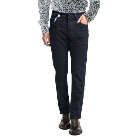 Jacob Cohen Blue Cotton Jeans & Pant