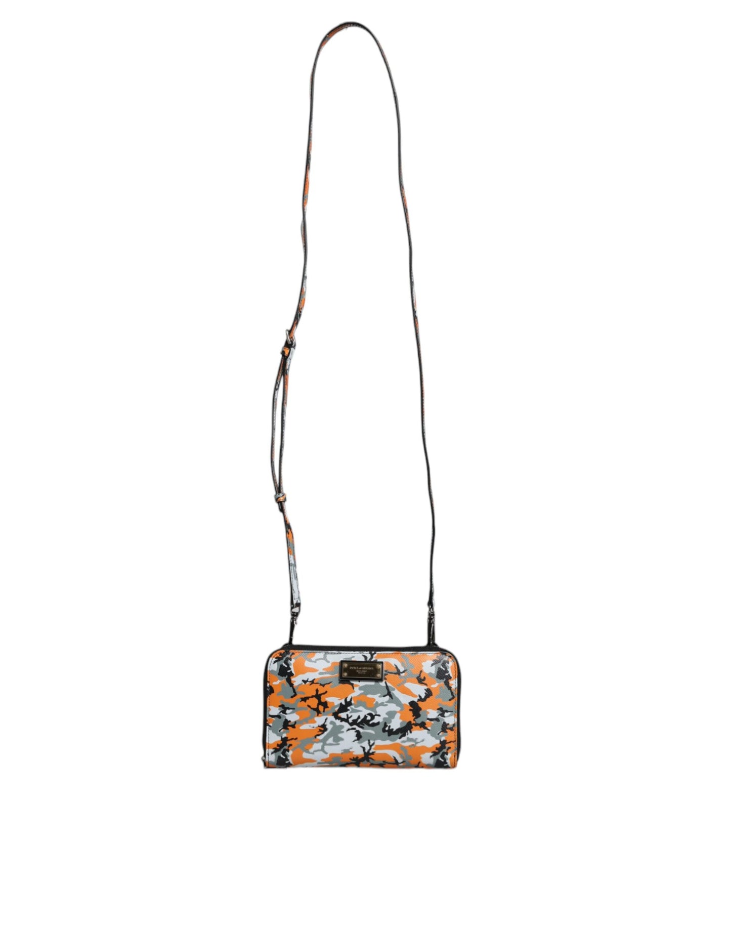 Dolce & Gabbana Multicolor Camouflage Leather Purse Cross Body Bag