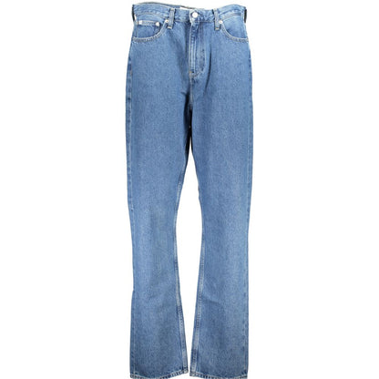 Calvin Klein Blue Cotton Jeans & Pant