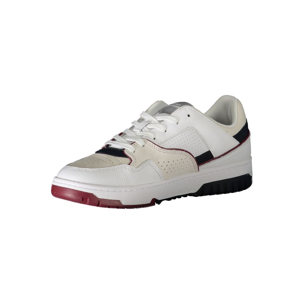 Tommy Hilfiger White Polyethylene Men Sneaker