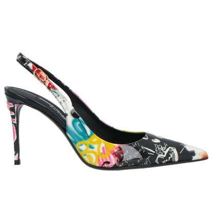 Dolce & Gabbana Multicolor Leather Di Calfskin Pump