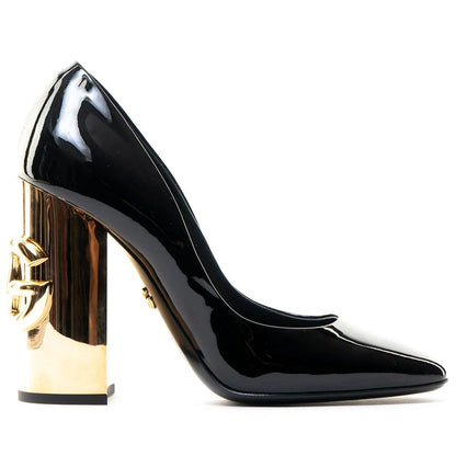 Dolce & Gabbana Black Leather Di Calfskin Pump