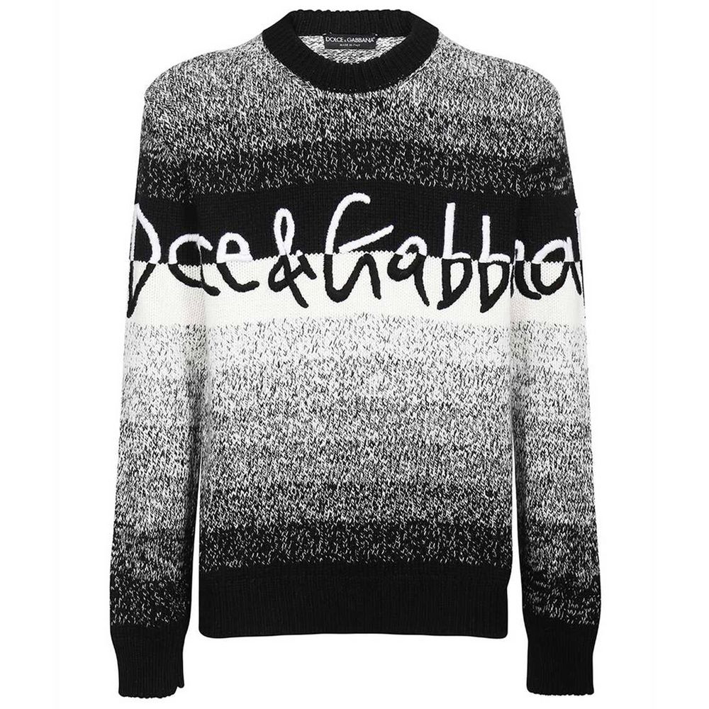 Dolce & Gabbana Black Wool Sweater