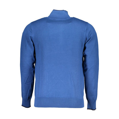 U.S. Grand Polo Blue Nylon Sweater