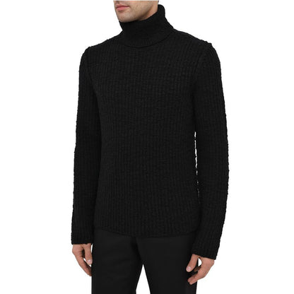 Dolce & Gabbana Black Wool Sweater