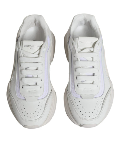 Dolce & Gabbana White Daymaster Low Top Sneakers Shoes