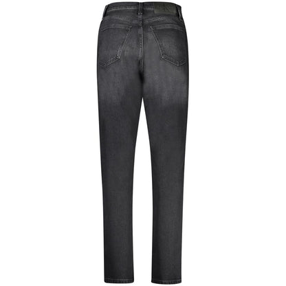 Calvin Klein Black Cotton Jeans & Pant