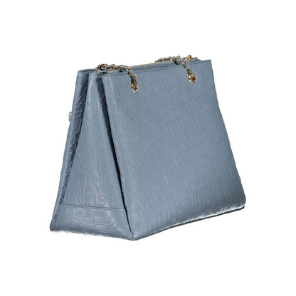 Valentino Bags Light Blue Polyethylene Handbag