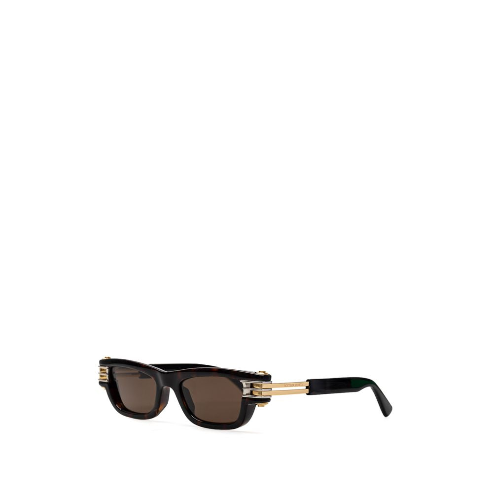 Bottega Veneta Brown Acetate Sunglasses