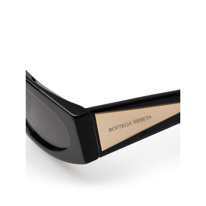 Bottega Veneta Black Acetate Sunglasses