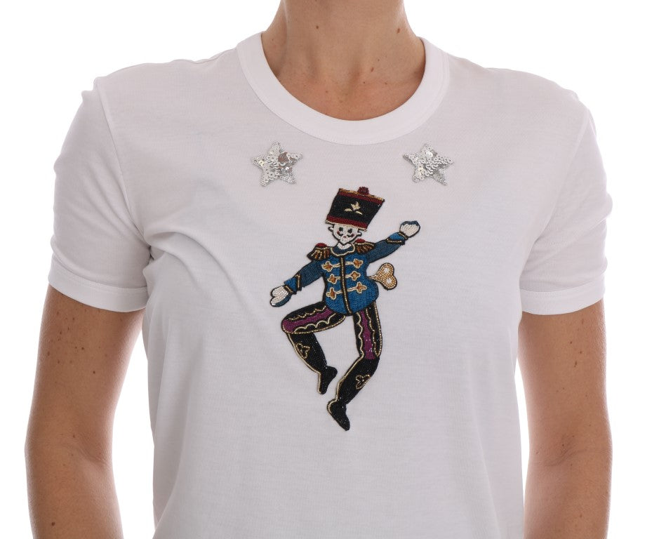 Dolce & Gabbana Sequined Fairy Tale Cotton T-Shirt